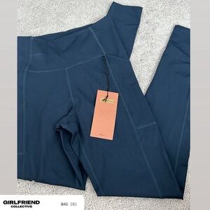 NWT Girlfriend collective midnight compressive pocket leggings